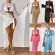 For Marketplace Plus Size Long Beach Cover Ups by Yimei Garment 2