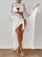 For Marketplace Plus Size Long Beach Cover Ups by Yimei Garment 4