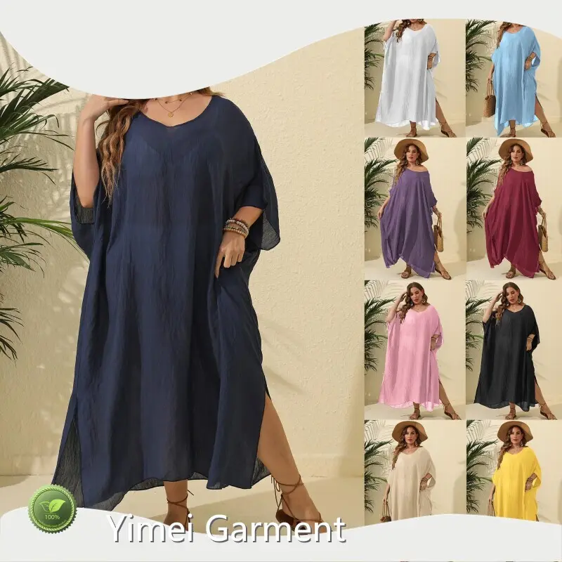 For Home Plus Size Beach Cover Ups for Women by Yimei Garment 1