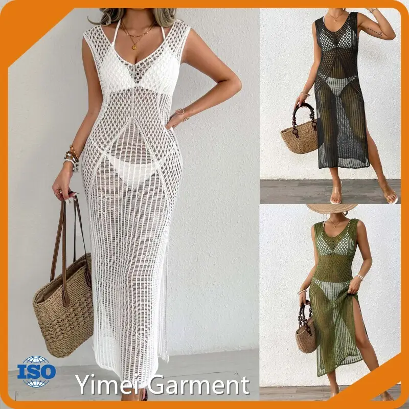 Womens Wide Leg Beach Pants for Supermarket Factory Price 1