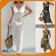 Womens Wide Leg Beach Pants for Supermarket Factory Price 1