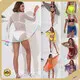 Yimei Garment Beachwear for Older Women Eries 1