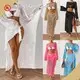 For Marketplace Plus Size Long Beach Cover Ups by Yimei Garment 1