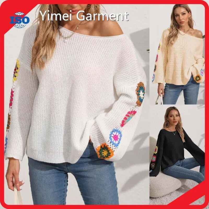 Women's Cashmere Pullover Sweater Made in China 1
