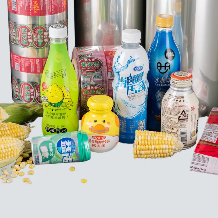factory price pla shrink wrap with printing for label 5
