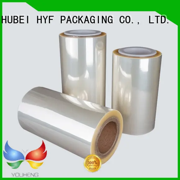 HYF safe pvc heat shrinkable film with perfect shrinkage for packaging 1