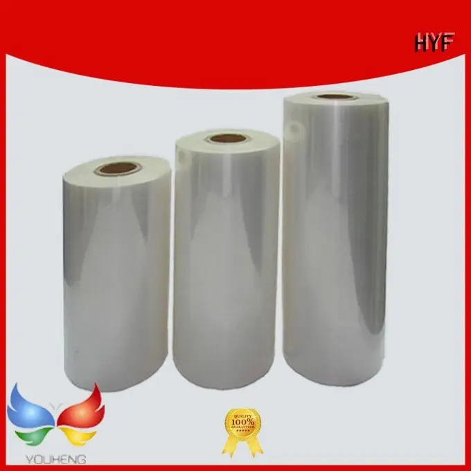 HYF environmental friendly polylactide film for busniess for beverage 1