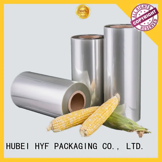 HYF good selling polylactide film with perfect shrinkage for packaging 1
