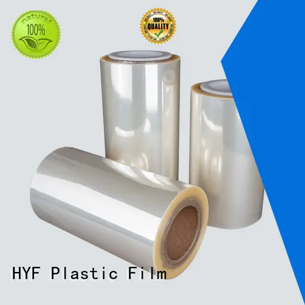 HYF pvc heat shrinkable film with perfect shrinkage for packaging1 1