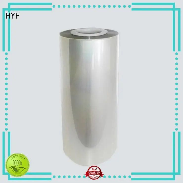 HYF environmental friendly polylactic acid film manufacturer for beverage 1