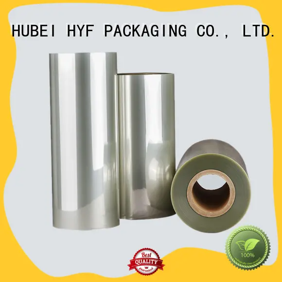 HYF clear petg heat shrink film factory for juice 1