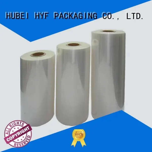 HYF hot sale polylactic acid film with printing for juice 1