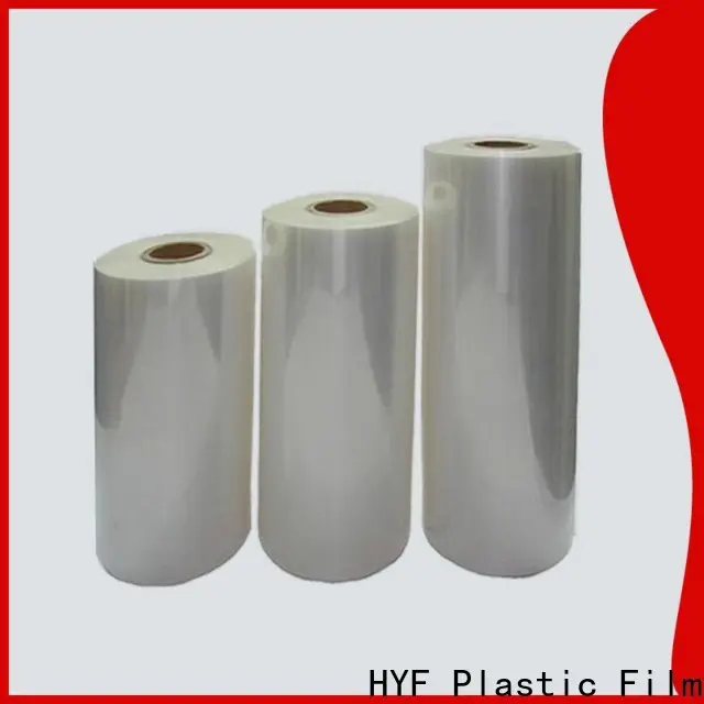 HYF poly lactic acid film with perfect shrinkage for beverage 1