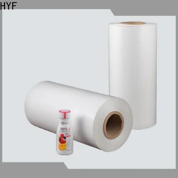 HYF clear petg shrink film company for beverage 1