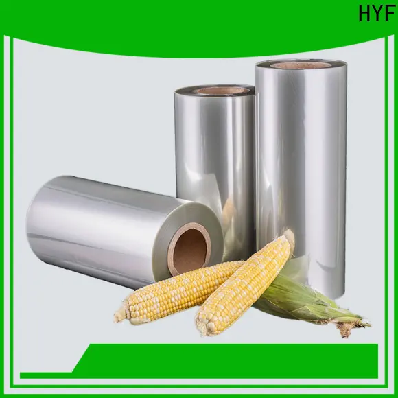 HYF fast delivery polylactide film with perfect shrinkage for food 1