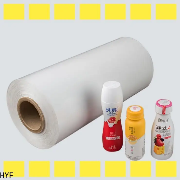 HYF petg heat shrink film supplier for juice 1