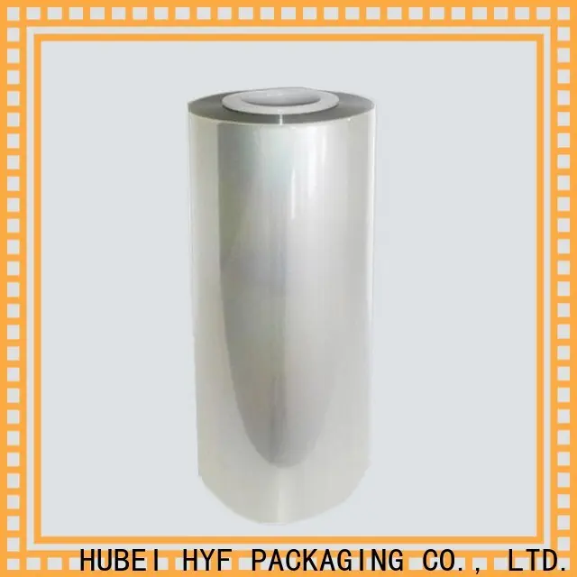 HYF high quality polylactide film with printing for label 1