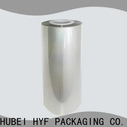 HYF environmental friendly pla shrink wrap company for beverage 1