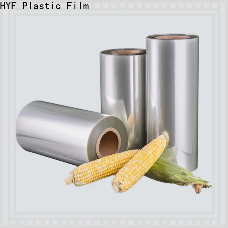 HYF high quality polylactic acid film with printing for juice 1