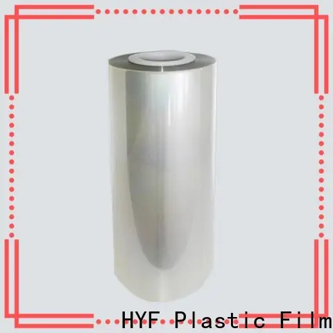 HYF environmental friendly pla plastic film with perfect shrinkage for packaging 1