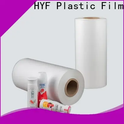 HYF clear petg heat shrink film supplier for juice 1