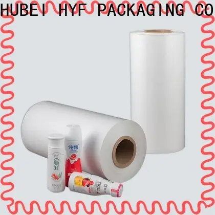 HYF high shrink film with printing for beverage 1
