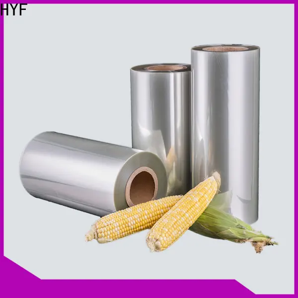 HYF hot sale polylactic acid film with printing for beverage1 1