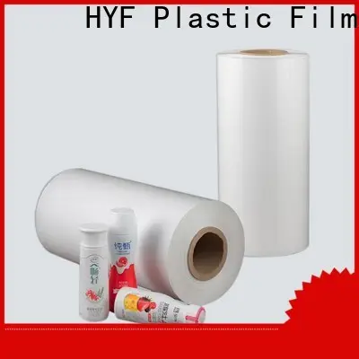 HYF hot sale petg shrink film with printing for beverage 1