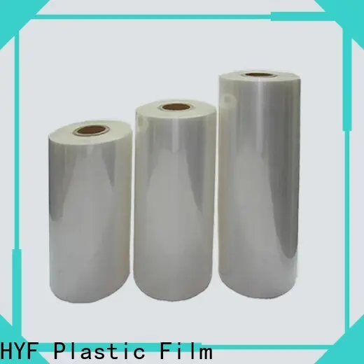 HYF hot sale poly lactic acid film with perfect shrinkage for beverage 1