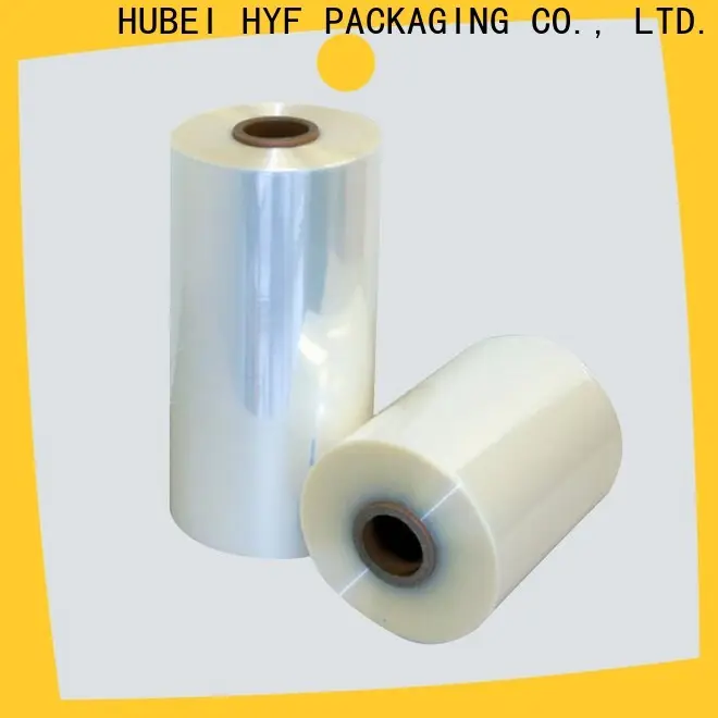 HYF high quality pla shrink wrap manufacturer for label 1