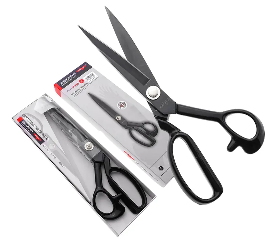 Golden Eagle Scissors Tailoring Steel black sewing scissors tailor anti-rust professional tailors scissor for fabric cutting 1