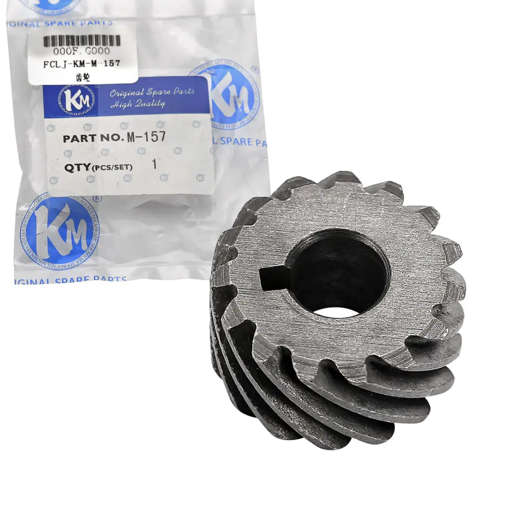 KM brand cutting machine LH SPIRAL GEAR KM-M-157 GEAR Industrial Sewing Machine Spare Parts Cutting machine  Accessories M-157 1