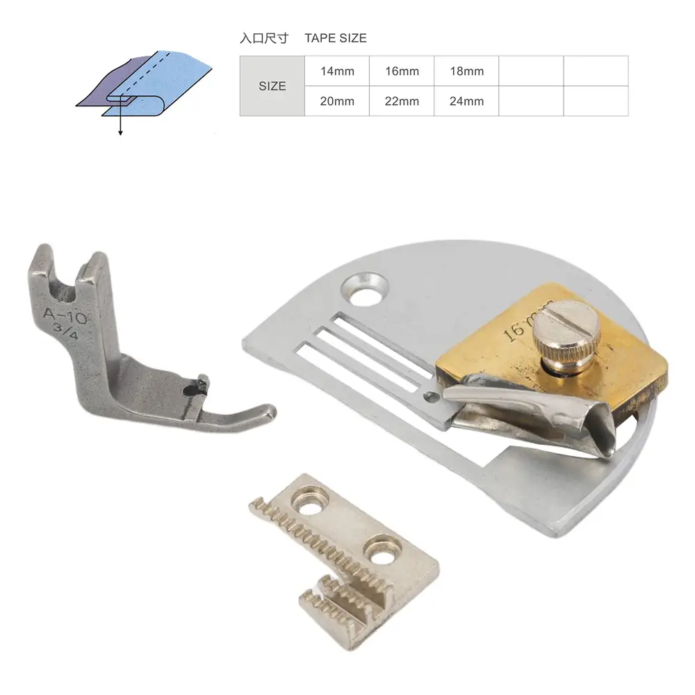 golden eagle high quality folder Y-120 three Fold Edge Binder For Leather Or Single Needle Lockstitch Sewing Machine for Thick fabric 1
