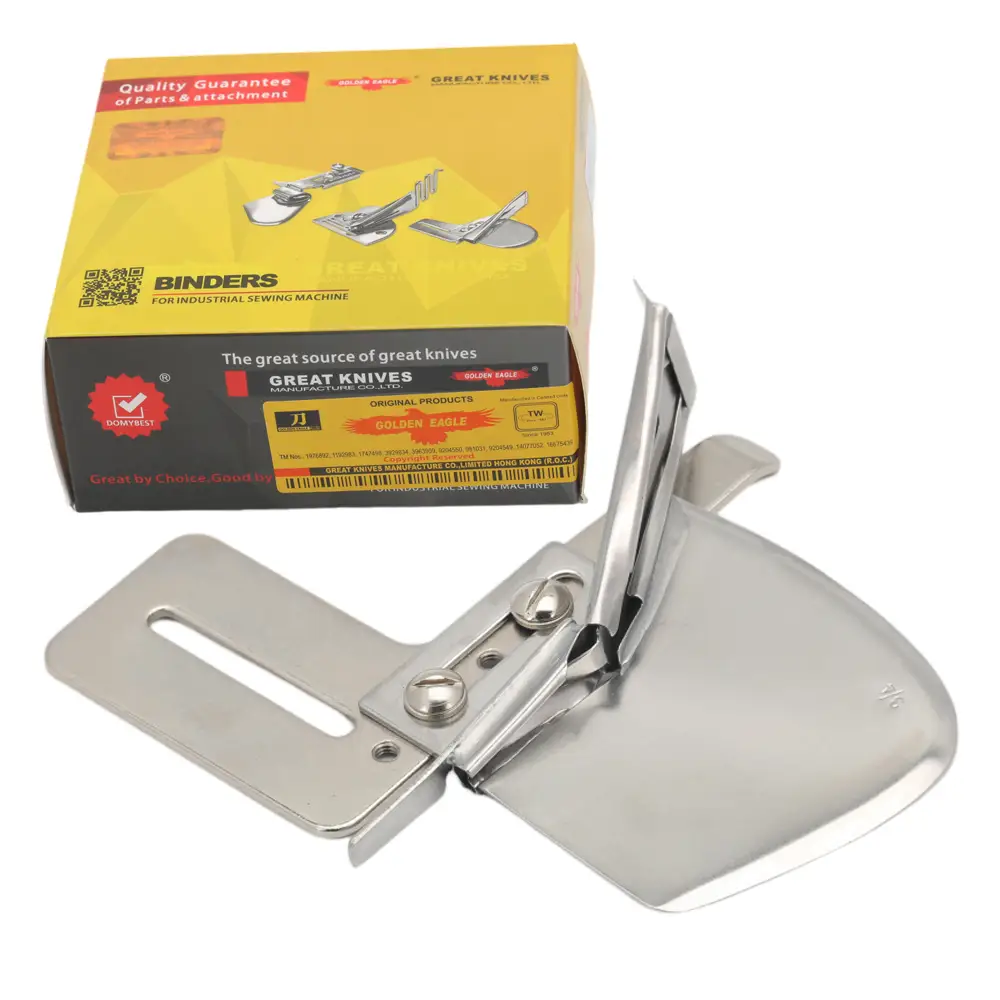 Golden eagle high quality  binder KS127(A-9) folder plain bias binder  purpose:binding edge for 1 needle lockstitch folder Edge Binder A4/100 Binding of curve 1