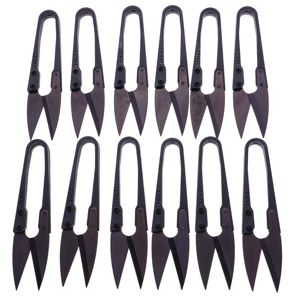 Golden Eagle Yarn Scissors Thread Cutter Sewing Trimming Colorful Plastic Handle Yarn Scissors G2 5