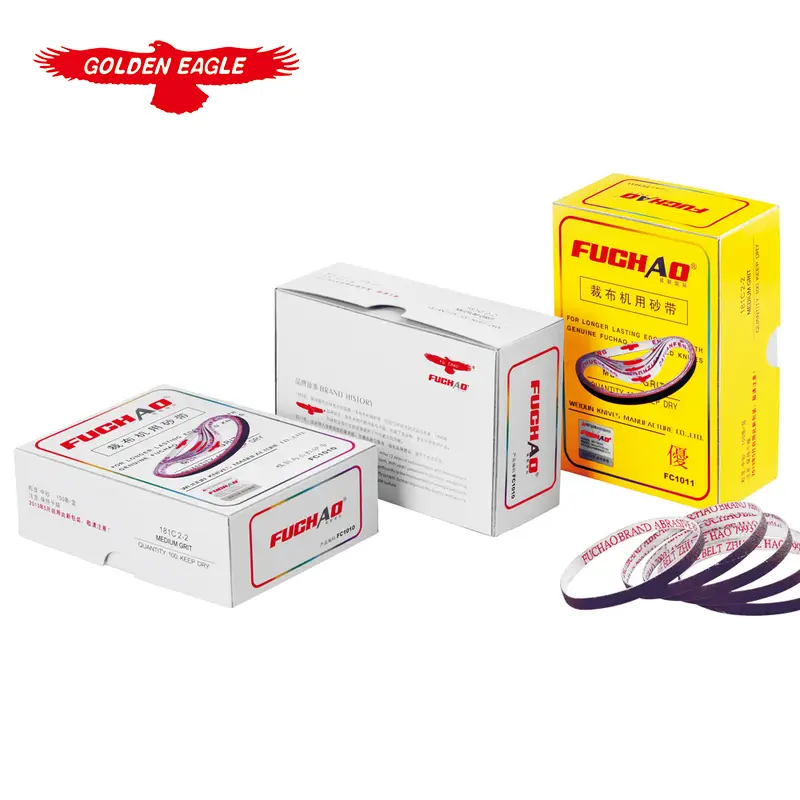 181C2-2 ABRASIVE BELTS FOR LONGER LASTING EDGES USE WITH VARIOUS BLADE AND HIGH SPEED KNIVES  100 PCS/ One Box Abrasive Belt For Cutting MachineSand Abrasive Belts FC1010 1
