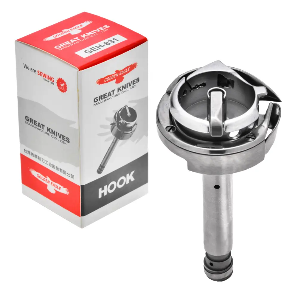 Golden eagle high quality Rotary Hook GEH-831 HOOK Figurative Mark GEH-831 FOR DOUBLE-NEEDLE MACHINE Sewing Machine Spare Parts Hook 1