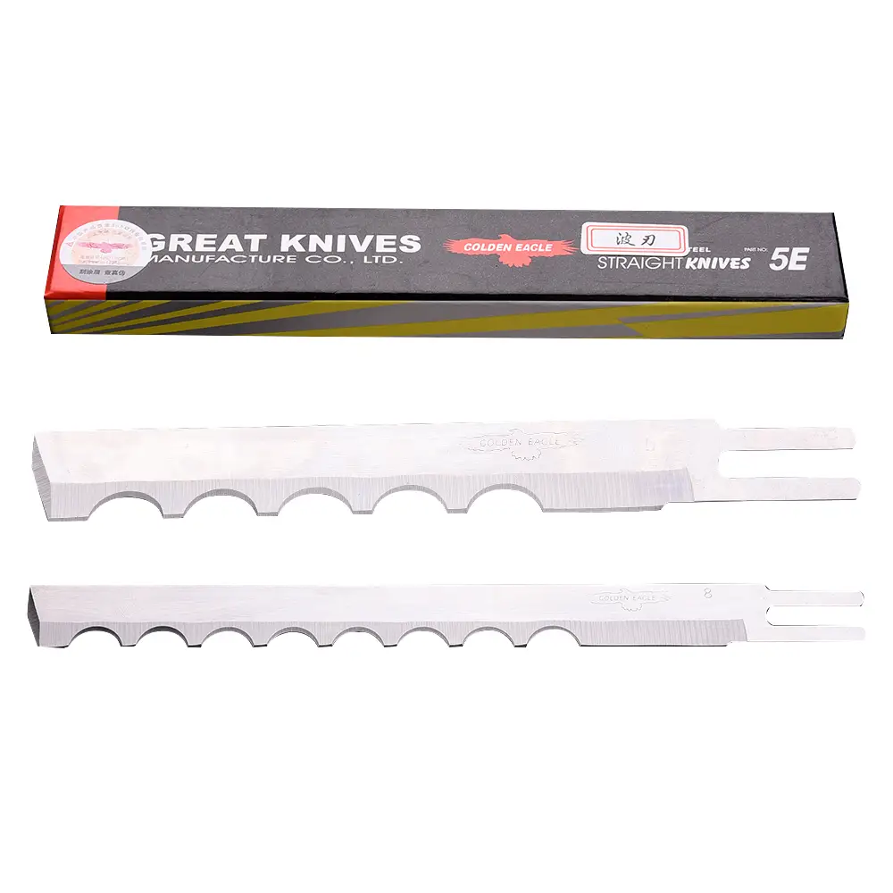 GOLDEN EAGLE ALLOY STEEL KNIVES Eagle brand special alloy steel straight knife wave knife Used for Cutting Machine straight Wavy knife 1