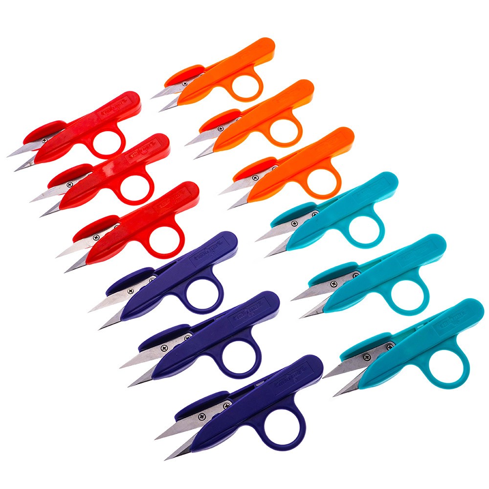 Golden Eagle Yarn Scissors Thread Cutter Sewing Trimming Colorful Plastic Handle Yarn Scissors G2 2