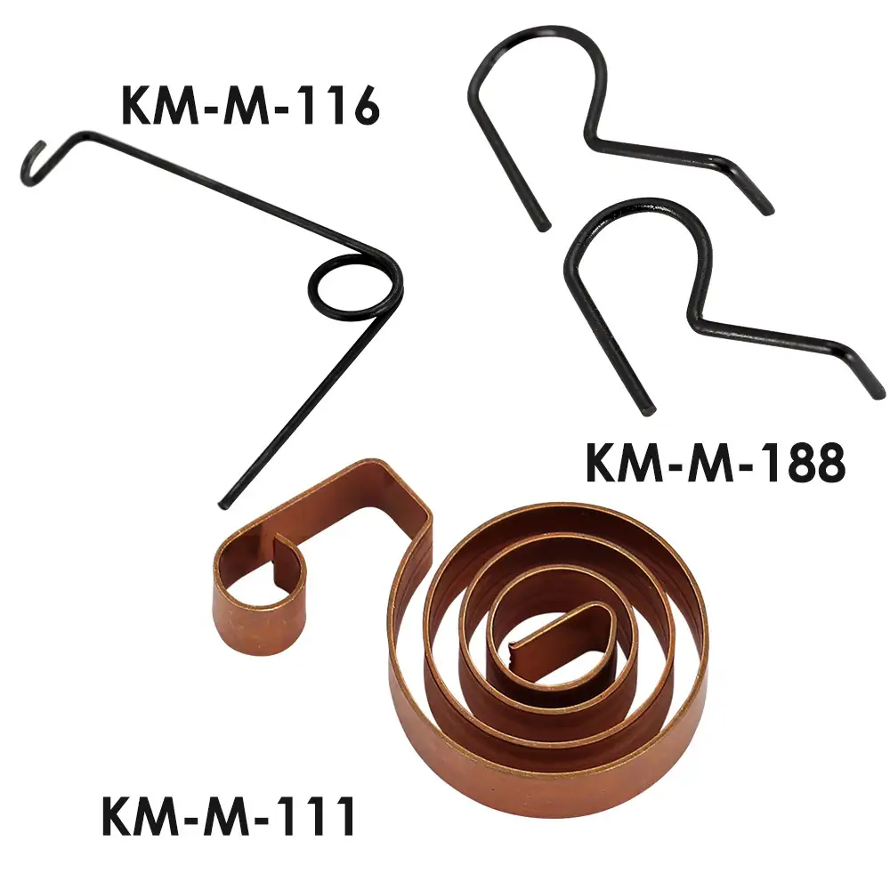 KM brand cutting machine CAM SPRING KM-M-111 CAM SPRING KM-M-116 Presser foot control lever spring KM-M-188 Brake arm spring Industrial Sewing Machine Spare Parts Cutting machine  Accessories 1