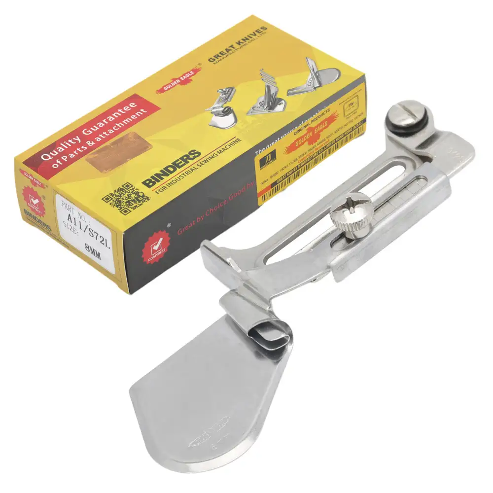 GOLDEN EAGLE A11 Folder Special For Flat Sewing Machine Hem Pull Folder Hem Pull Tube Garment Curtain Crimper Y-104(A11/S72L) 1