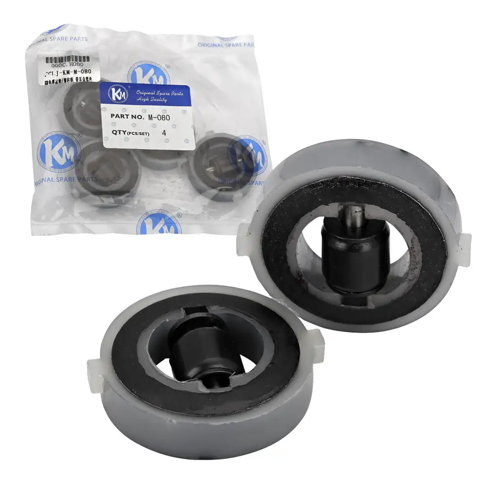 KM brand cutting machine RUBBER MOUNTED ROLER   km-m-080 Industrial Sewing Machine Spare Parts Cutting machine  Accessories M-080 1