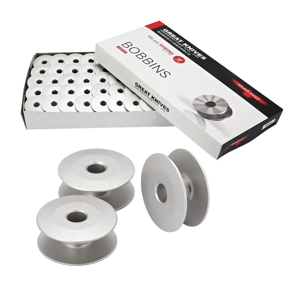 Golden eagle high quality  BOBBINS 6-5 and 6-7 bobbins GESX-239729A-18034  aluminium bobbins  6-5 and 6-7 ynchronous sewing machine Inclined aluminum bobbins 1