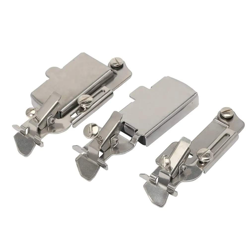 Golden eagle  folder fixed gauge Sewing Machine Multifunctional Fixed Gauge Flat Car Presser Presser Foot Rib Thickness Adjustable Locator Sewing Aid Accessories 1