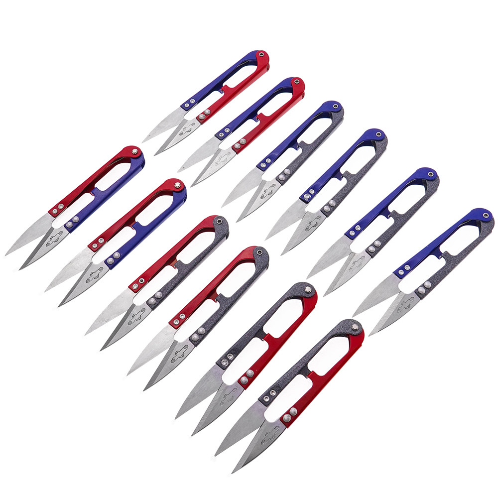 Golden Eagle Yarn Scissors Thread Cutter Sewing Trimming Colorful Plastic Handle Yarn Scissors G2 4