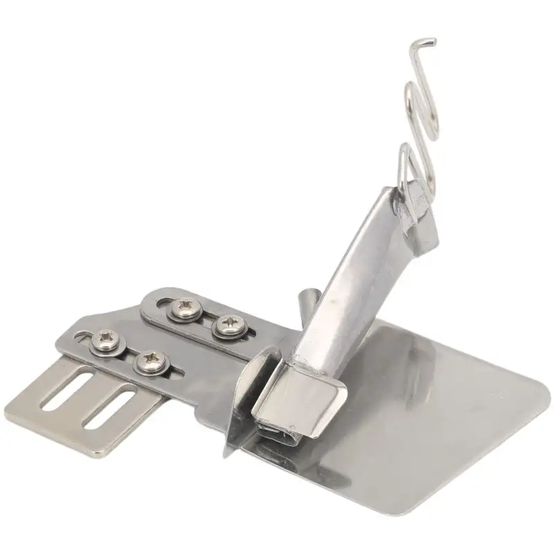 Industrial Sewing Machine Parts Folder For Attach Piping With Sting e.g. Pajama And Pillow Case 1Needle Lockstitch Machine DY433 1