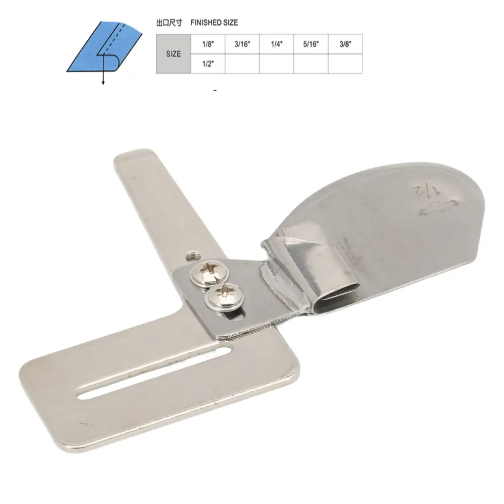 GOLDEN EAGLE Y-117 Single Up Turn  Folder Single fold pull foot folder for 1 needle sewing machine  industrial sewing machine accessories, right angle binder  Folder Short tail swing hemmer  A400 1