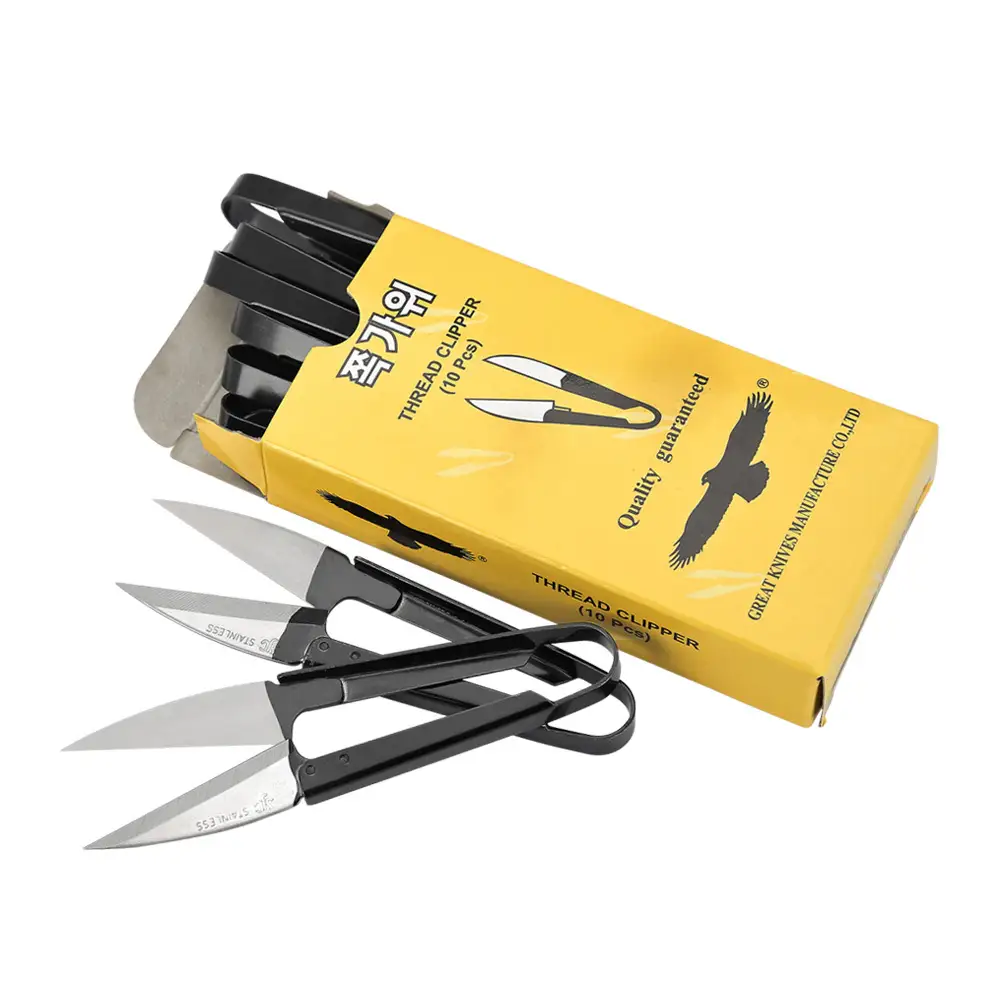 GOLDEN EAGLE KOREA TYPE THREAD CUTTER（AA）Small Yarn Scissors Cross Stitch Thread Cutter spring Scissors Stainless steel Korean version small thread cutters scissors 1