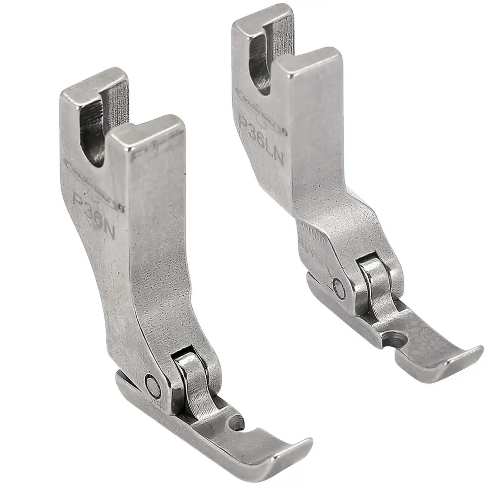 Golden eagle high quality  presser foot P36LN-AAAA and P36N-AAAA foot P36LN / P36N Presser Foot Industrial Sewing Machine Flatcar Unilateral Presser Foot Steel-Sided Zipper Foot High Quality 1