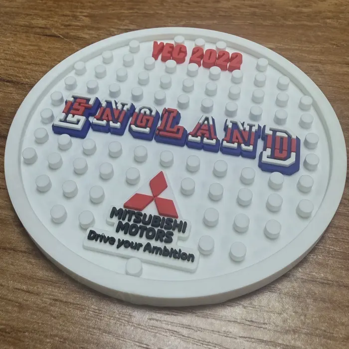 LINKAIZ Custom Silicone Coasters Embossednew Arrival 12